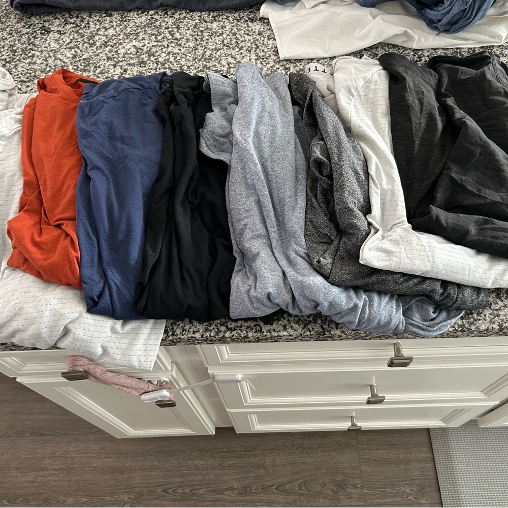 Lululemon drysense shirts bundle XL